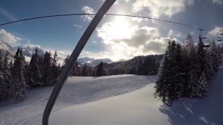 Sesselbahn Tgantieni Bergfahrt Lenzerheide Arosa Lenzerheide [upl. by Avik]