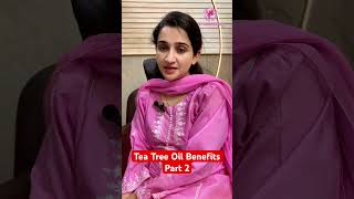 Tea tree oil benefits part 2 skincare teatreeoilbenefits trendingshorts viralvideo health [upl. by Anilek]