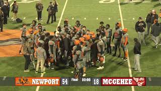 Greyhound Football 2024 Newport vs McGehee [upl. by Enirehs]