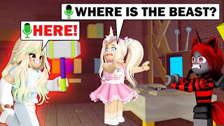 ONLY Using VOICE CHAT In Flee The Facility Roblox [upl. by Baler]