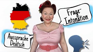 Frageintonation Prosodie im Deutschen Melodie Deutsch Aussprache German pronunciation [upl. by Peedsaj]