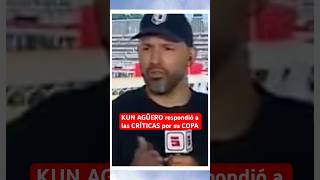 KUN AGÜERO se hartó de las CRÍTICAS por su COPA POTRERO 🤬 Argentina Futbol FutbolArgentino [upl. by Elayne]