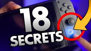 18 AMAZING Nintendo Switch secrets 🔥😱🤯 [upl. by Ailimat526]