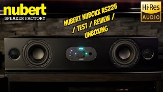 Nubert nuBoxx AS225 max Premium Soundbar  Review  Test  Unboxing [upl. by Lavinie]