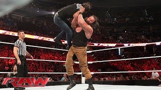 Dean Ambrose vs Braun Strowman Raw Aug 31 2015 [upl. by Houghton853]