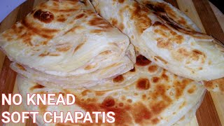 Jinsi ya kupika chapati laini sana na za kuchambuka bila kukanda unga sana [upl. by Akemyt541]