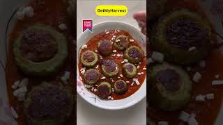 Karele ka harvest  yeh dekho kya cook kiya  Italian Style Bharwa Karela shortsfeed [upl. by Jaella]