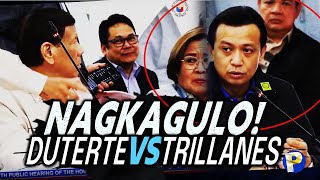 Trillanes at Duterte NAGKAGULO na gustong sampaIin at batu hin ng mikropono ang dating senador [upl. by Yssirhc]