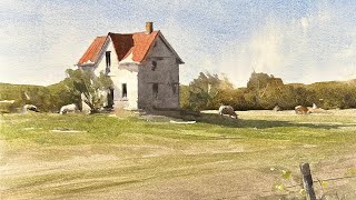 9 Minute Watercolor Tutorial for Absolute Beginners  Start Painting Today [upl. by Haneeja]