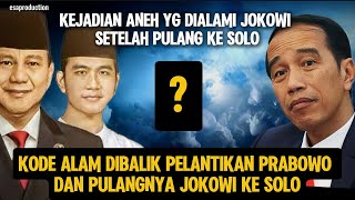 MERINDING 🔴SEBUAH KODE ALAM  KEJADIAN ANEH YG DIALAMI JOKOWI SETELAH PULANG KE SOLO [upl. by Aiyotal]