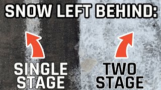 Snow Blowers When Is Single Stage Better Than 2 Stage [upl. by Doley]