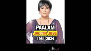 BETERANANG AKTRES NA SI JACLYN JOSE PUMANAW NA SA EDAD NA 59🙏😔jaclynjose veteranactress viral [upl. by Annal227]