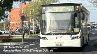 CDC Tullamarine 40 MercedesBenz O500LE Volgren Optimus [upl. by Shiff]