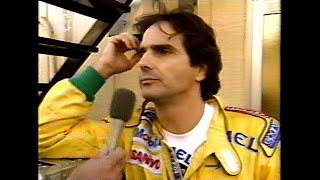 Nelson Piquet verliert F1Cockpit an Michael Schumacher Benetton 1991 RTL [upl. by Tobit]