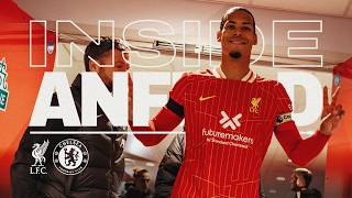 Inside Anfield Liverpool 21 Chelsea  BRILLIANT tunnel cam footage [upl. by Curt545]