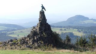 Milseburg FuldaQuelle und Wasserkuppe Hessische Rhön • Ende August 2024 [upl. by Falk]