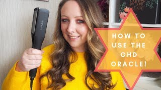 How to use the GHD Oracle  demo review easy curls Lovely Girlie Bits [upl. by Lerred]