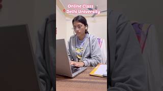 Online Class Study Routine📍DU shortsindia ytshort ytshortsindia shorts onlineclasses [upl. by Nayar]