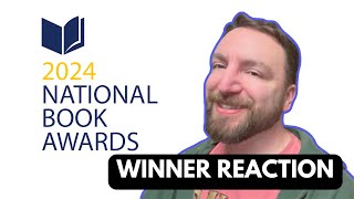 National Book Award for Fiction Winner Reaction for 2024 [upl. by Takashi]