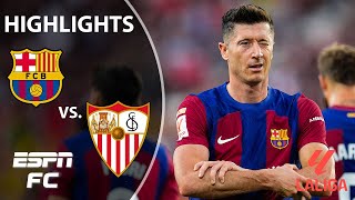 FINAL MATCH 🔥 Barcelona vs Sevilla  LALIGA Highlights  ESPN FC [upl. by Emelyne428]