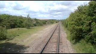 Rear Cabview Claydon  Quainton Road 140511 Hastings DEMU 1001 [upl. by Atirys867]