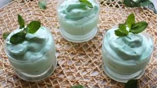 Mousse alla menta DOLCE FREDDO AL CUCCHIAIO [upl. by Alletniuq]