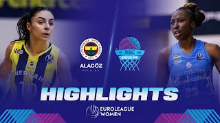 Fenerbahce Alagoz Holding v Atomeromu KSC Szekszard  Gameday 9  Highlights  EuroLeague Women 2023 [upl. by Thurlough]