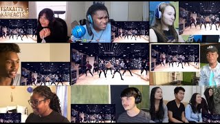 GOT7 quotFlyquot Dance Practice REACTION MASHUP [upl. by Aeslek]