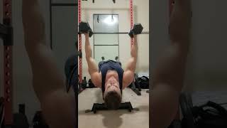 Decline Dumbbell Fly naturalbodybuilding chestday dumbbellfly chestexercises chestworkout [upl. by Fini]