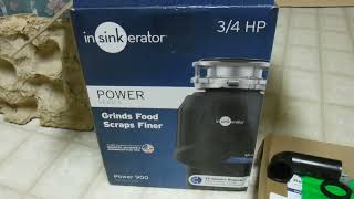 InSinkErator Power 900 Garbage Disposal Bought on 71024 Correct Power Install [upl. by Gnod]