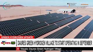 Daures Green Hydrogen Village to start operating in September [upl. by Helenka]