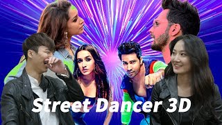 Koreans watch quotNachi Nachiquot Street Dancer 3D Reaction Video  Varun DShraddha KNora F [upl. by Ahsilyt]