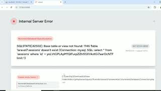 laravel 1146 error [upl. by Brena]