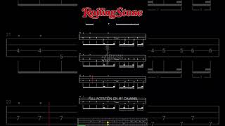 Sympathy For The Devil 𝄢 therollingstones rollingstonebasstabs [upl. by Christianson]