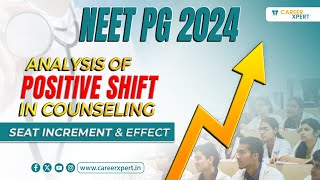 NEET PG 2024  ANALAYSIS OF VE SHIFT IN 2024 COUNSELLING ANALYSIS ON SEAT INCREMENT amp EFFECT [upl. by Yalhsa]