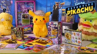 Detective Pikachu Movie Merchandise  Pokemon Unboxing Video [upl. by Harad]