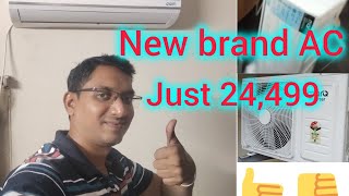 Brand new AC 👍👎  Watch till end 😭😀  MarQ AC review in telugu  Air conditioner [upl. by Rhianna910]