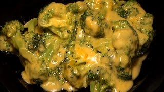 How To Make Cheesy Broccoli Awesome Broccoli With Cheddar Cheese Sauce Recipe [upl. by Aicilra]