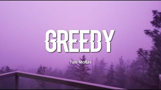 Tate McRae  greedy Lyrics [upl. by Yokoyama]