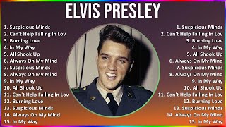 Elvis Presley 2024 MIX Best Songs  Suspicious Minds Cant Help Falling In Love Burning Love [upl. by Daiz]