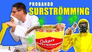 PROBANDO SURSTRÖMMING La Comida Que Peor Huele del Mundo  Surströmming Challenge [upl. by Pell581]