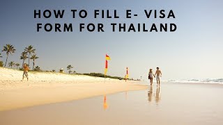 E VISA THAILAND [upl. by Appleby]