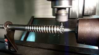 Ice Screw Sharpening on a 4 Axis CNC [upl. by Chamkis]