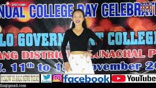 28th Annual College Day Celebration Donyi Polo Govt College DPCG Kamki 1st Cultural Night [upl. by Bride]