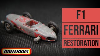 MATCHBOX restoration 73B F1 Ferrari 156 quotSharknosequot [upl. by Ilyak]