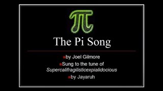 The Pi Song [upl. by Nema]