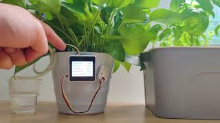 Smart Plant Watering System Using M5Stack CORE2 ESP32 Controller [upl. by Beebe328]