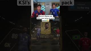 Devin amp Dylan use KSI’s new song as pack luck🇧🇷🤯 [upl. by Yeorgi]