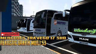 ETS2  Mercedes Travego 17 SHD  Pow Sürüş  Ücretsiz Realistic Grafik Modu  Tekirda Otogar  Bolu [upl. by Cenac348]