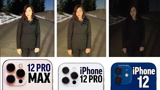 iPhone 12 Pro Max vs 12 Pro vs 12  Honest Camera Comparison [upl. by Lehrer667]